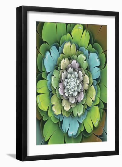 Fractal Blooms I-James Burghardt-Framed Art Print