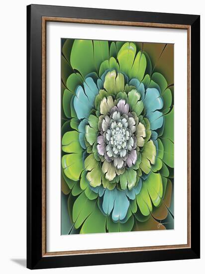 Fractal Blooms I-James Burghardt-Framed Art Print