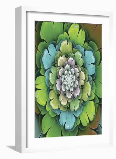Fractal Blooms I-James Burghardt-Framed Art Print