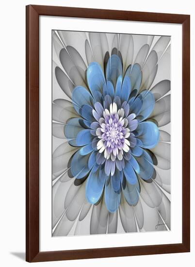 Fractal Blooms III-James Burghardt-Framed Art Print