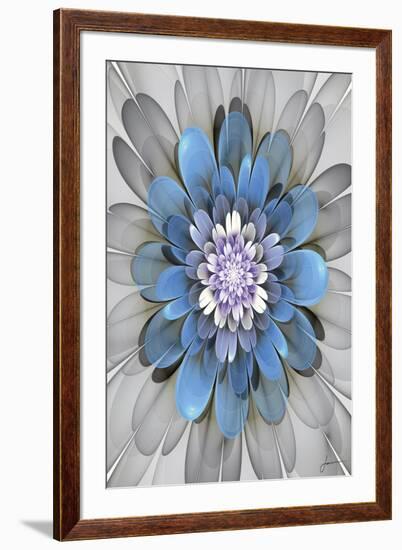 Fractal Blooms III-James Burghardt-Framed Art Print