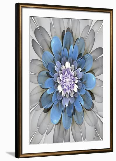 Fractal Blooms III-James Burghardt-Framed Art Print