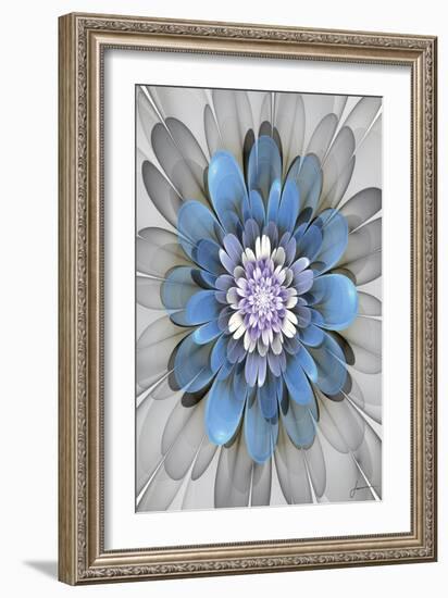 Fractal Blooms III-James Burghardt-Framed Art Print