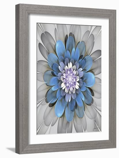 Fractal Blooms III-James Burghardt-Framed Art Print