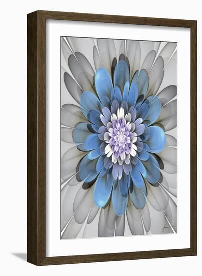 Fractal Blooms III-James Burghardt-Framed Art Print