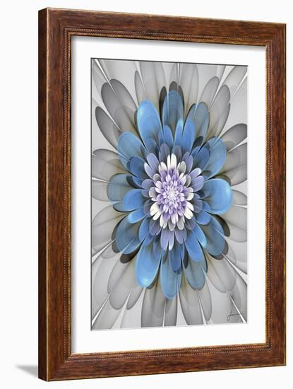 Fractal Blooms III-James Burghardt-Framed Art Print