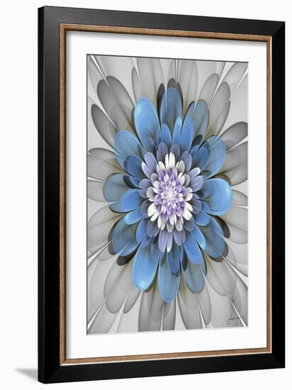 Fractal Blooms III-James Burghardt-Framed Art Print