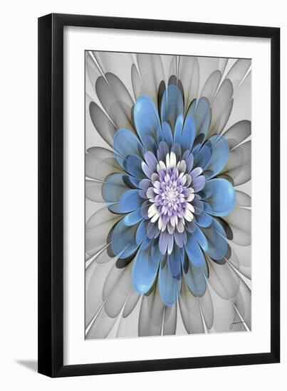 Fractal Blooms III-James Burghardt-Framed Art Print