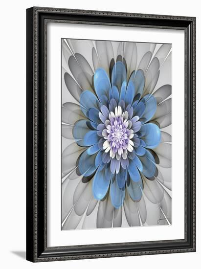 Fractal Blooms III-James Burghardt-Framed Art Print