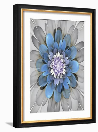 Fractal Blooms III-James Burghardt-Framed Art Print