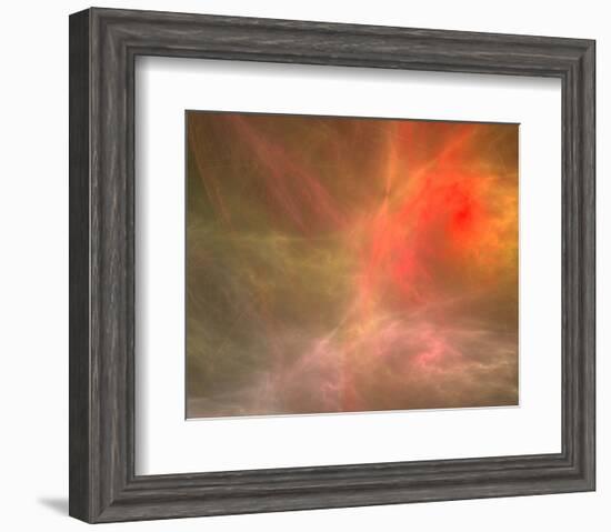 Fractal Cosmic Nebula Canvas-null-Framed Art Print