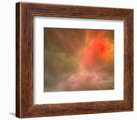 Fractal Cosmic Nebula Canvas-null-Framed Art Print