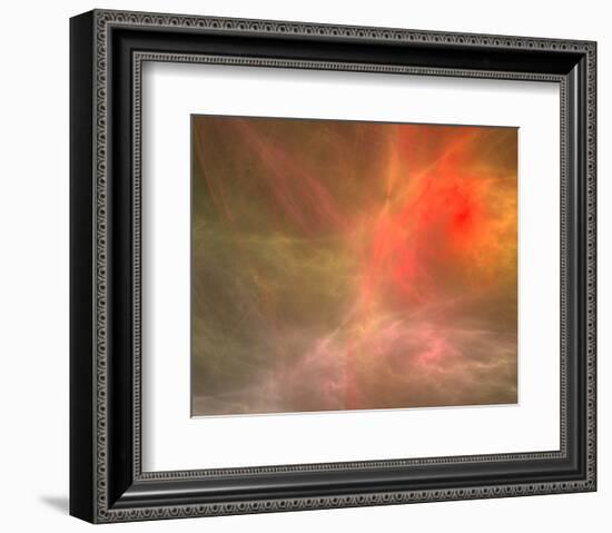 Fractal Cosmic Nebula Canvas-null-Framed Art Print