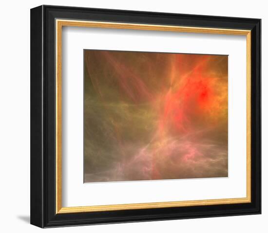 Fractal Cosmic Nebula Canvas-null-Framed Art Print