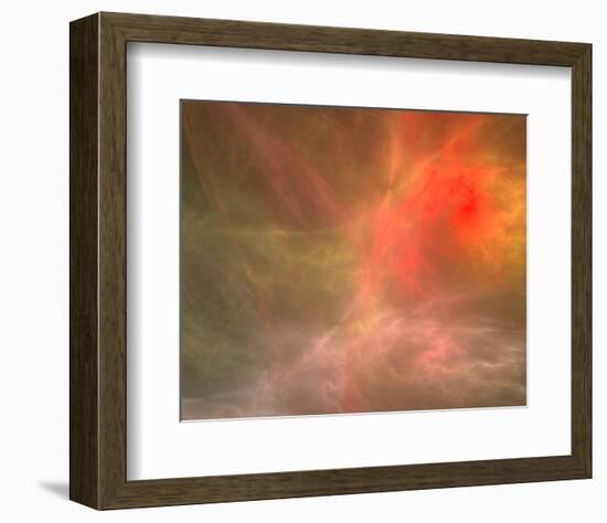 Fractal Cosmic Nebula Canvas-null-Framed Art Print