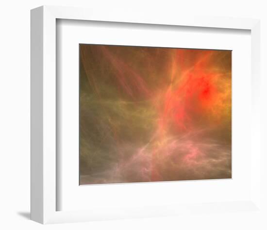 Fractal Cosmic Nebula Canvas-null-Framed Art Print