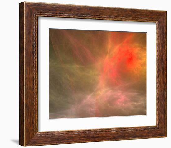 Fractal Cosmic Nebula Canvas-null-Framed Art Print