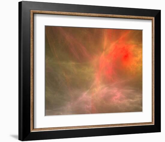 Fractal Cosmic Nebula Canvas-null-Framed Art Print