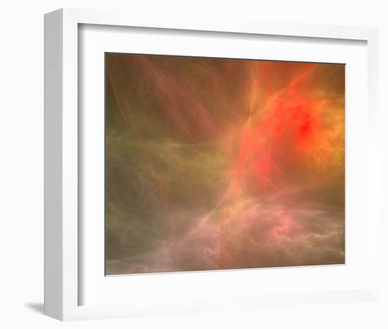 Fractal Cosmic Nebula Canvas-null-Framed Art Print