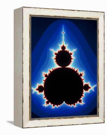 Fractal Geometry Showing Mandelbrot Set-Dr. Seth Shostak-Framed Premier Image Canvas