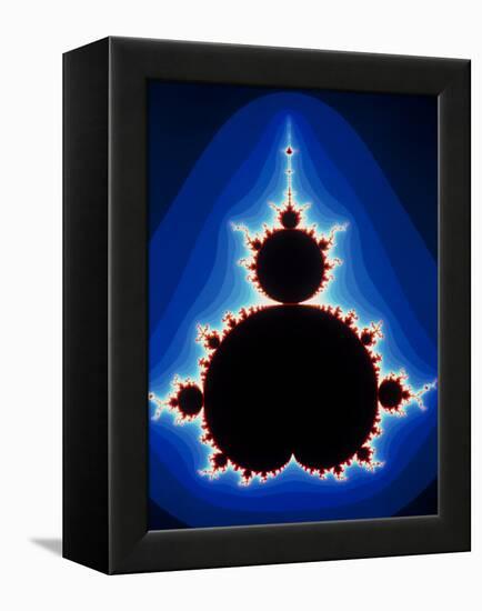 Fractal Geometry Showing Mandelbrot Set-Dr. Seth Shostak-Framed Premier Image Canvas