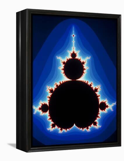 Fractal Geometry Showing Mandelbrot Set-Dr. Seth Shostak-Framed Premier Image Canvas