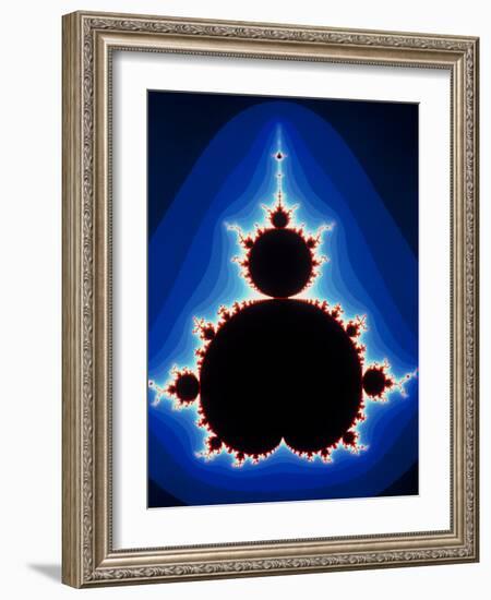 Fractal Geometry Showing Mandelbrot Set-Dr. Seth Shostak-Framed Photographic Print