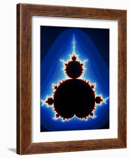 Fractal Geometry Showing Mandelbrot Set-Dr. Seth Shostak-Framed Photographic Print