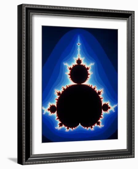 Fractal Geometry Showing Mandelbrot Set-Dr. Seth Shostak-Framed Photographic Print