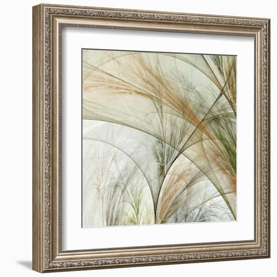 Fractal Grass III-James Burghardt-Framed Art Print