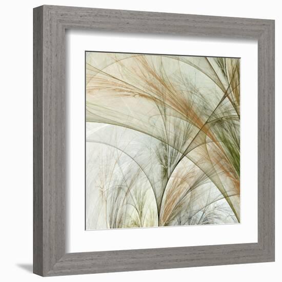 Fractal Grass III-James Burghardt-Framed Art Print