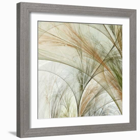 Fractal Grass III-James Burghardt-Framed Art Print