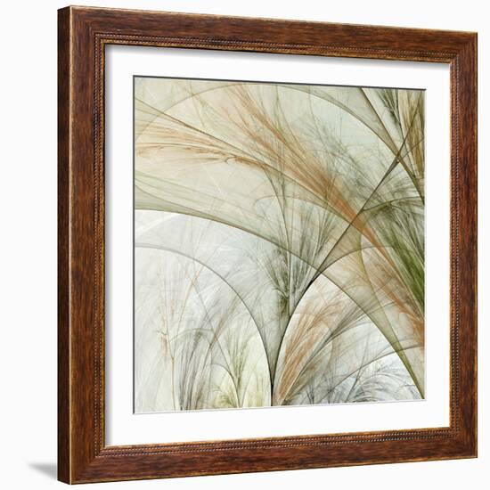 Fractal Grass III-James Burghardt-Framed Art Print