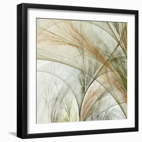 Fractal Grass III-James Burghardt-Framed Art Print