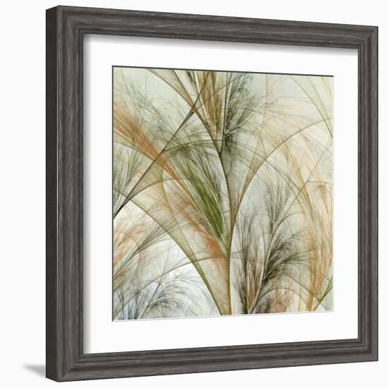 Fractal Grass IV-James Burghardt-Framed Art Print