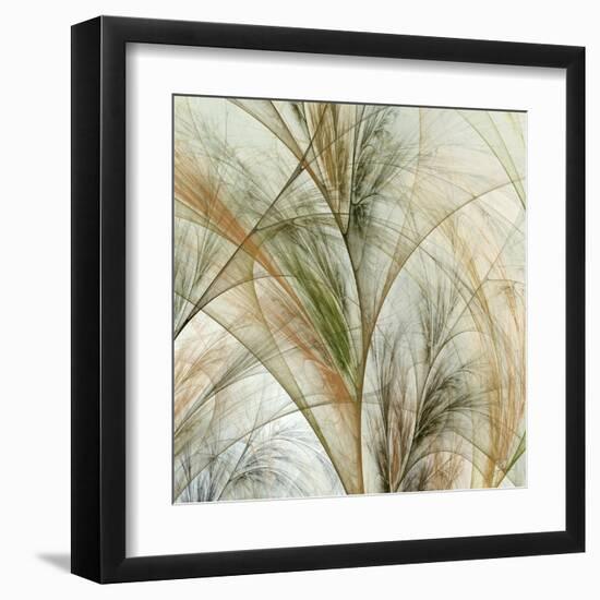 Fractal Grass IV-James Burghardt-Framed Art Print