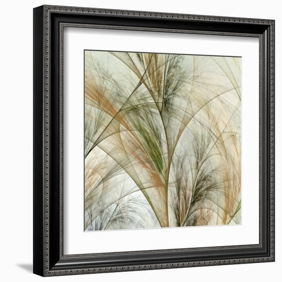 Fractal Grass IV-James Burghardt-Framed Art Print