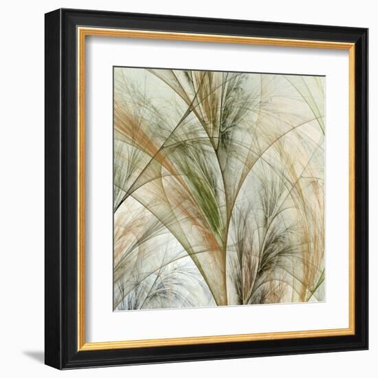 Fractal Grass IV-James Burghardt-Framed Art Print