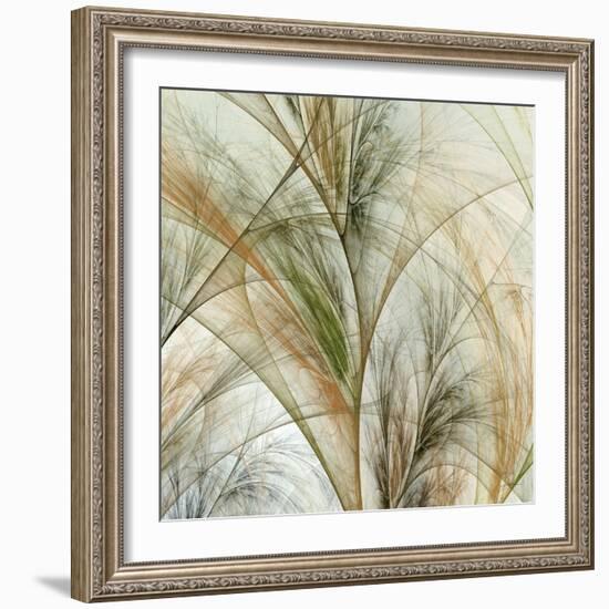 Fractal Grass IV-James Burghardt-Framed Art Print