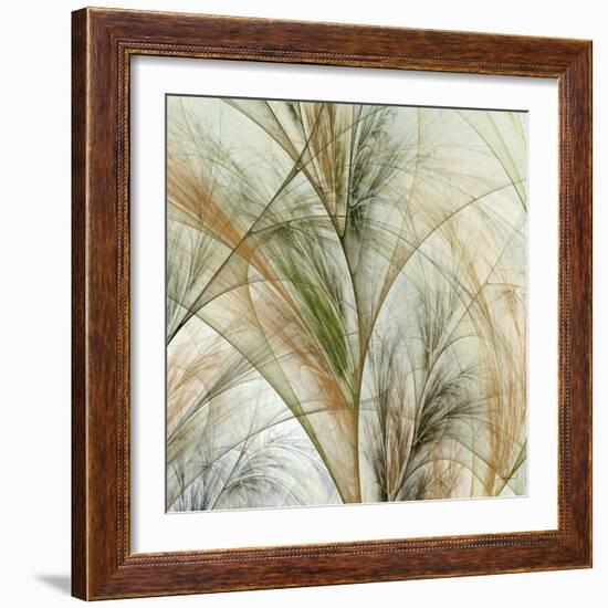 Fractal Grass IV-James Burghardt-Framed Art Print