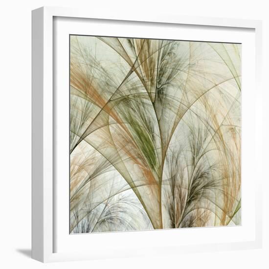 Fractal Grass IV-James Burghardt-Framed Art Print