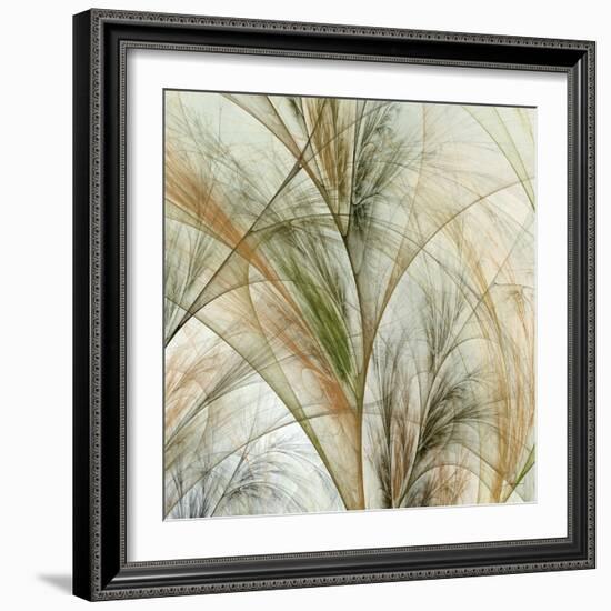 Fractal Grass IV-James Burghardt-Framed Art Print