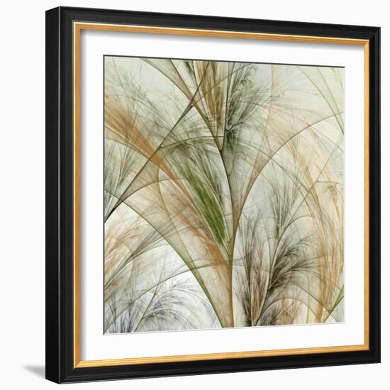 Fractal Grass IV-James Burghardt-Framed Art Print