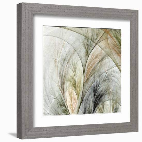 Fractal Grass V-James Burghardt-Framed Art Print