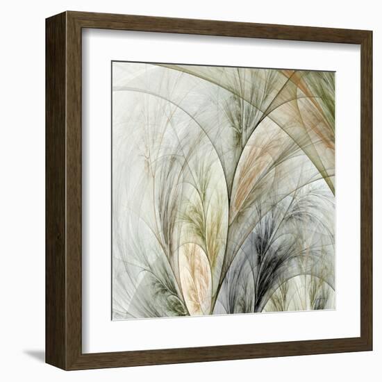 Fractal Grass V-James Burghardt-Framed Art Print