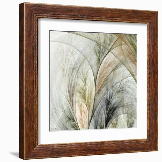 Fractal Grass V-James Burghardt-Framed Art Print