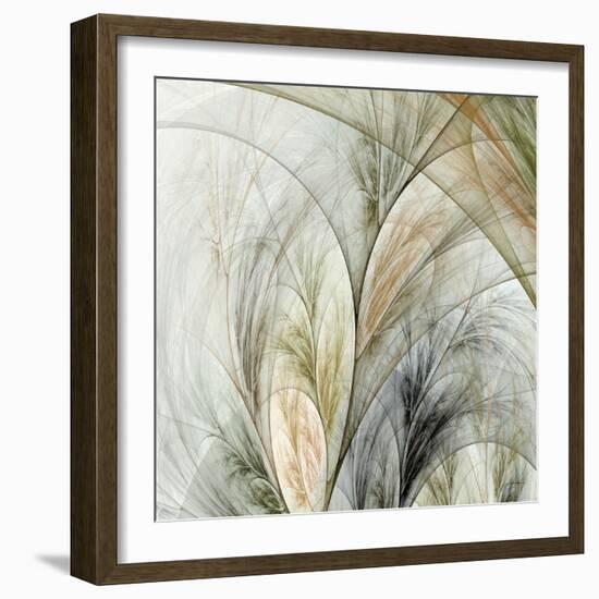 Fractal Grass V-James Burghardt-Framed Art Print