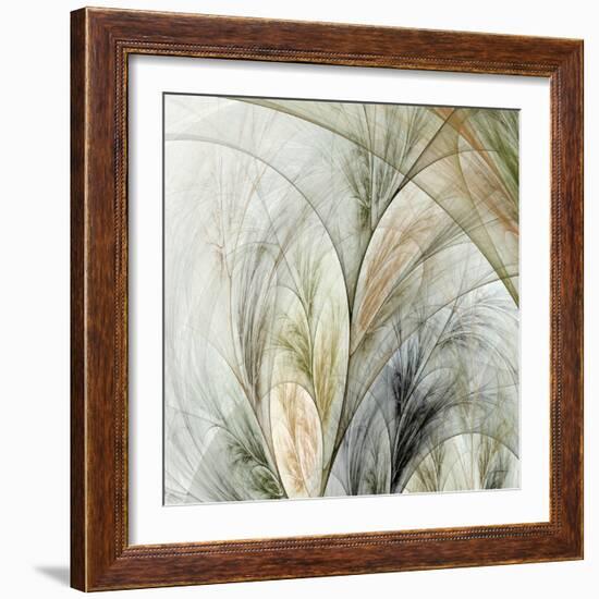 Fractal Grass V-James Burghardt-Framed Art Print