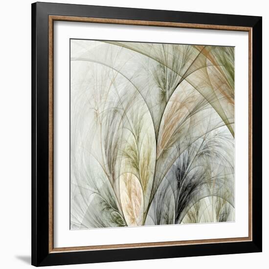 Fractal Grass V-James Burghardt-Framed Art Print