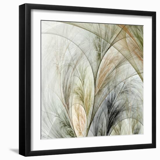 Fractal Grass V-James Burghardt-Framed Art Print